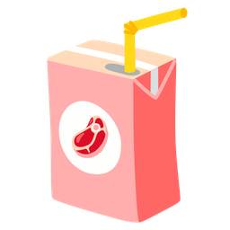 cut of meat and beverage box