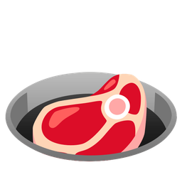 cut of meat and hole