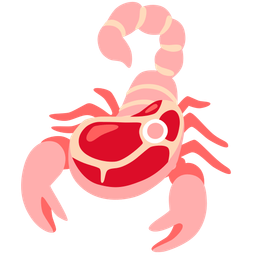 cut of meat and scorpion
