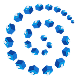 cyclone and ballot box with ballot