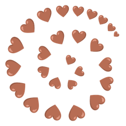 cyclone and brown heart