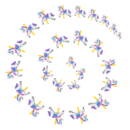 cyclone and carousel horse