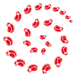 cyclone and cut of meat