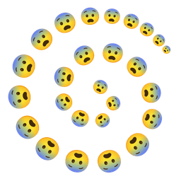 cyclone and fearful face