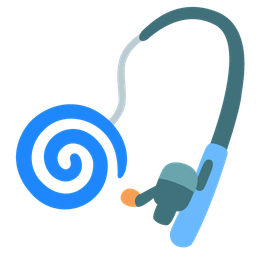 cyclone and fishing pole