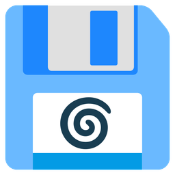 cyclone and floppy disk
