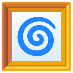 cyclone and framed picture