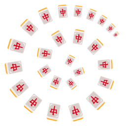 cyclone and mahjong red dragon