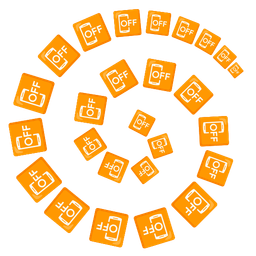 cyclone and mobile phone off