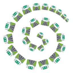 cyclone and motorway