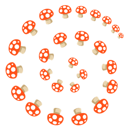 cyclone and mushroom