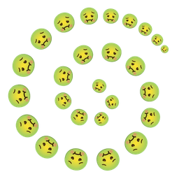 cyclone and nauseated face