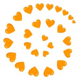 cyclone and orange heart