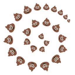 cyclone and pile of poo