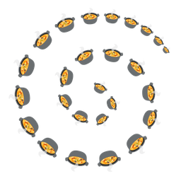 cyclone and pot of food