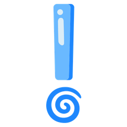 cyclone and red exclamation mark
