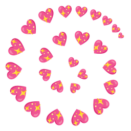 cyclone and sparkling heart