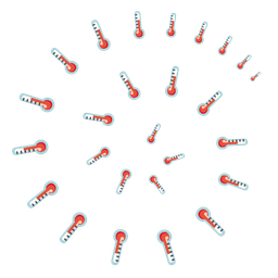 cyclone and thermometer