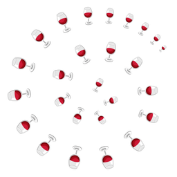 cyclone and wine glass