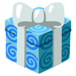 cyclone and wrapped gift