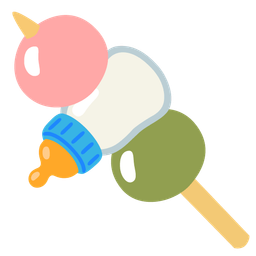Dango and Baby bottle