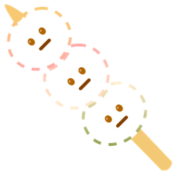 Dango and Dotted line face