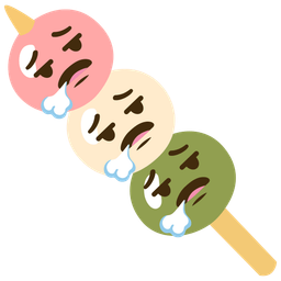 Dango and Face exhaling