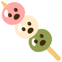 Dango and Face with open mouth