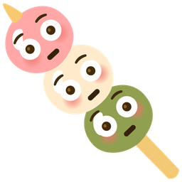 Dango and Flushed face