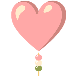 Dango and Heart exclamation