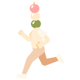 Dango and Running shoe