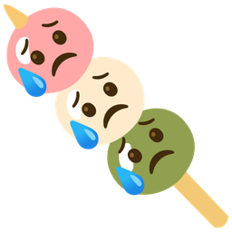 Dango and Sad but relieved face