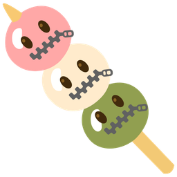 Dango and Zipper-mouth face