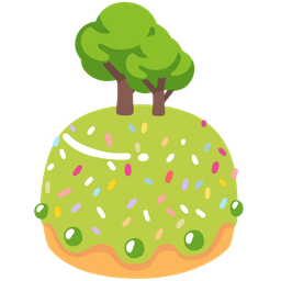 deciduous tree and birthday cake