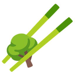 deciduous tree and chopsticks