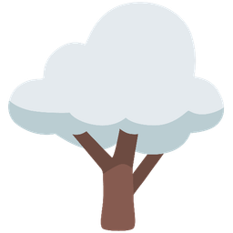 deciduous tree and cloud
