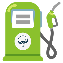 deciduous tree and fuel pump