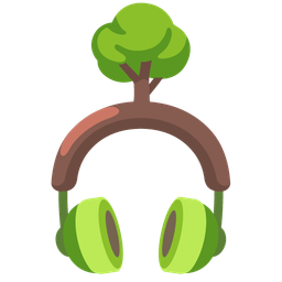 deciduous tree and headphone