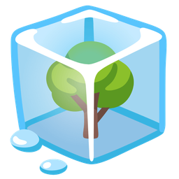 deciduous tree and ice