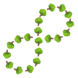deciduous tree and infinity