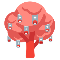 deciduous tree and low battery