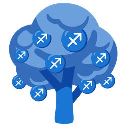 deciduous tree and Sagittarius