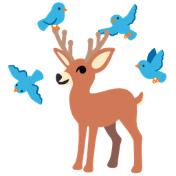 Deer and Bird