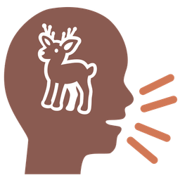 Deer and Busts in silhouette