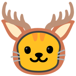 deer and cat face