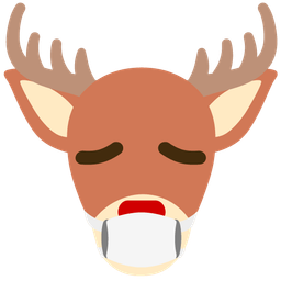 Deer and Face with medical mask