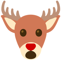 Deer and Face with open mouth