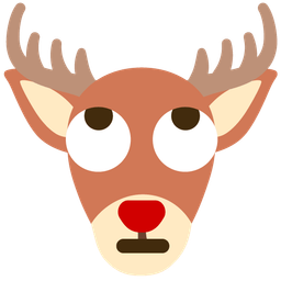 Deer and Face with rolling eyes