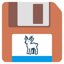Deer and Floppy disk