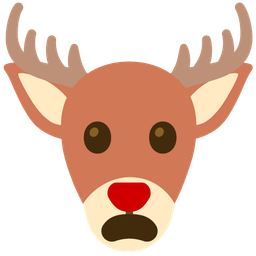 Deer and Frowning face with open mouth